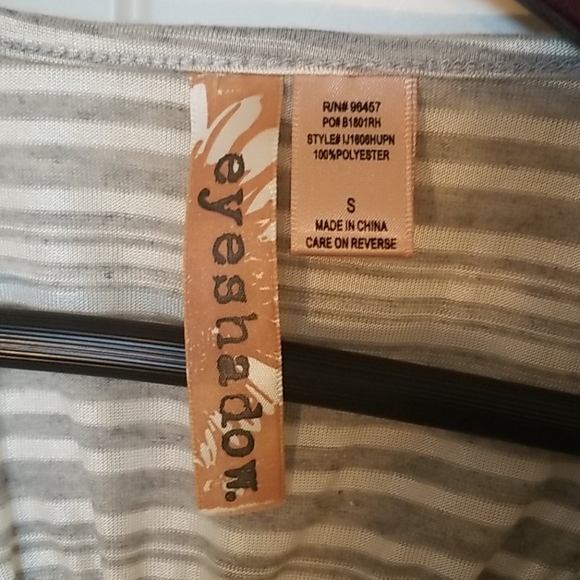 NWOT White and silver ruffled racerback tank - Picture 2 of 3